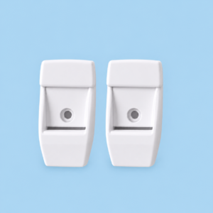 Fiamma awning leg wall bracket replacement pair in white for caravan and RV