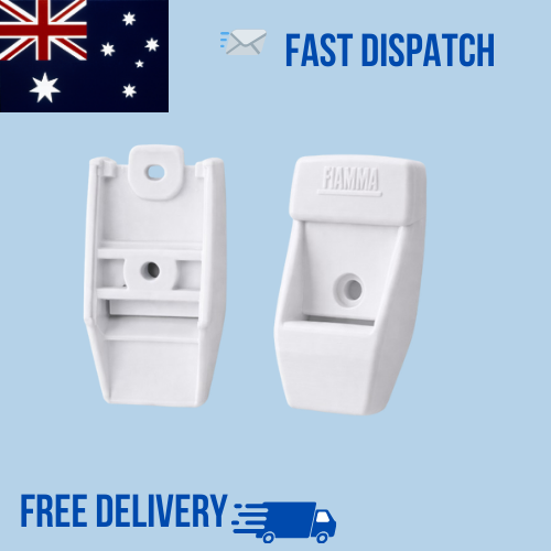 Rear mounting view of Fiamma awning leg wall bracket