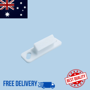 Jayco Camper Door Latch Lock Tongue – Angled View Camper door latch lock tongue compatible with Jayco pre-2013 models, angled top view